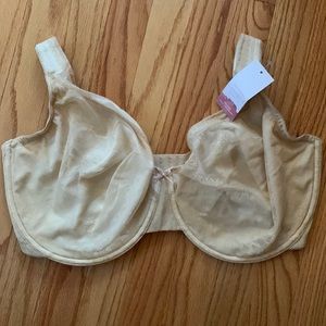Cacique NWT lace unlined full coverage bra 40I